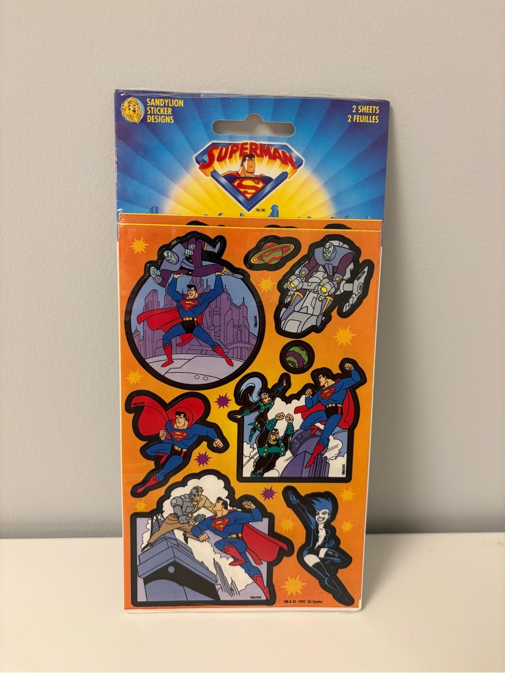 Sandylion Superman Stickers